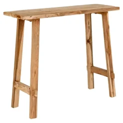 Sidetables-House Nordic Sidetable Teakhout Naturel - 90x30x80cm - Landelijke Stijl