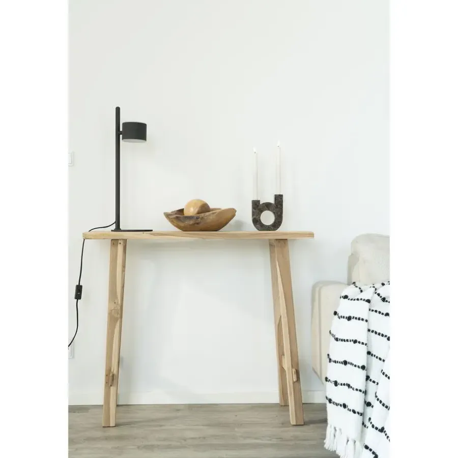 Sidetables-House Nordic Sidetable Teakhout Naturel - 90x30x80cm - Landelijke Stijl