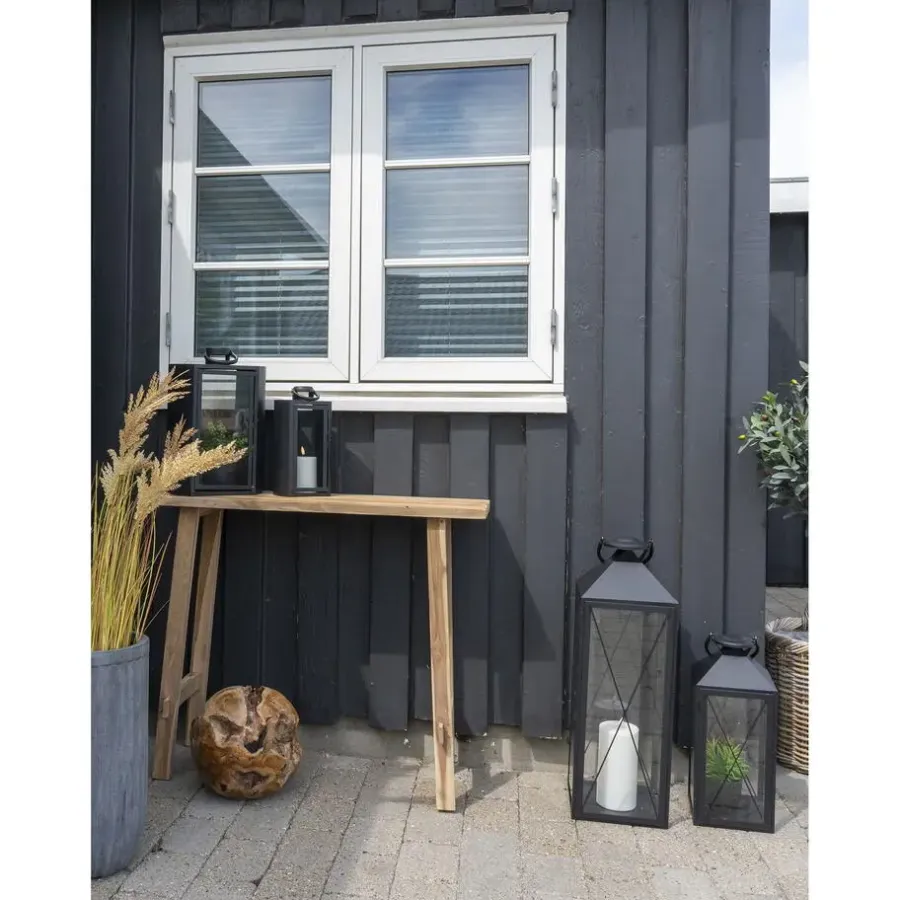 Sidetables-House Nordic Sidetable Teakhout Naturel - 90x30x80cm - Landelijke Stijl