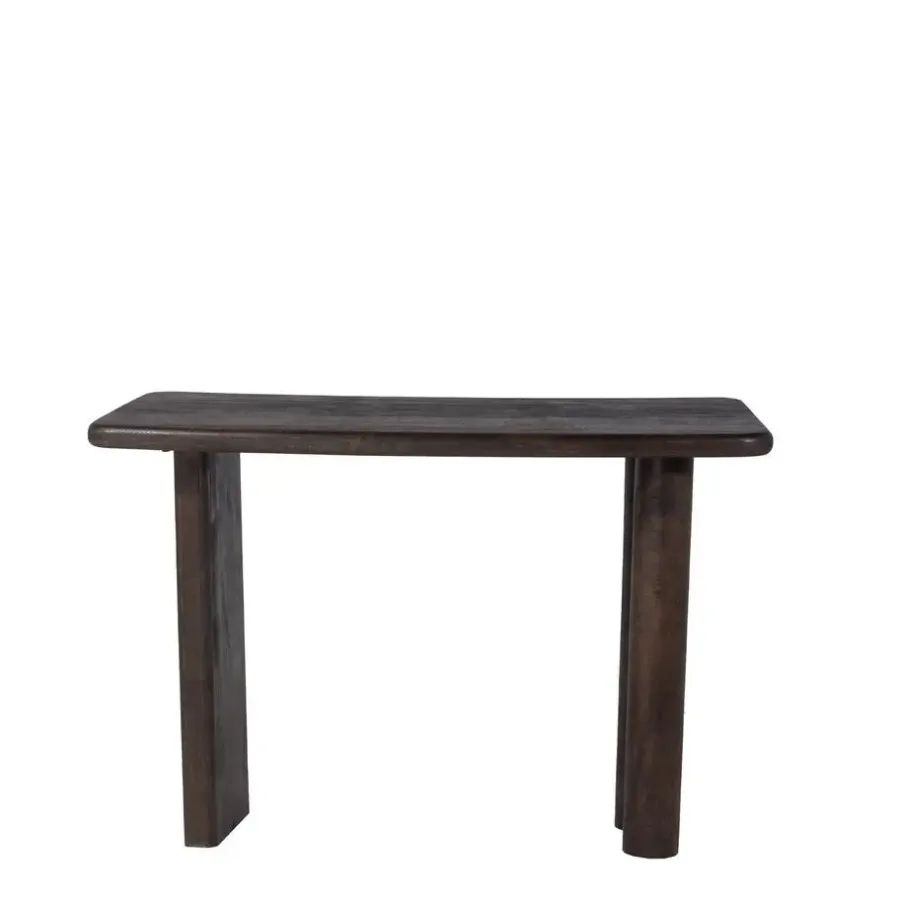 Giga Meubel Sidetable Zwart - Mangohout - 113x44x76cm - Tafel Rumi