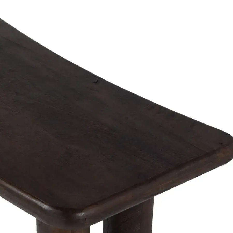 Giga Meubel Sidetable Zwart - Mangohout - 113x44x76cm - Tafel Rumi