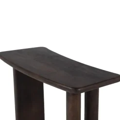 Giga Meubel Sidetable Zwart - Mangohout - 113x44x76cm - Tafel Rumi