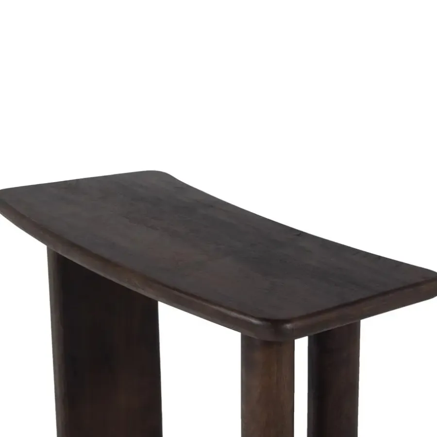 Giga Meubel Sidetable Zwart - Mangohout - 113x44x76cm - Tafel Rumi