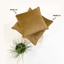 Sierkussen.nl Sierkussen Finn - Tobacco Brown - 60x60 cm