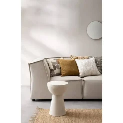 Sierkussens-Leen Bakker Sierkussen Jesper - off-white/bruin/grijs - 45x45 cm
