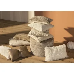 Leen Bakker Sierkussen Jort - beige - 30x50 cm