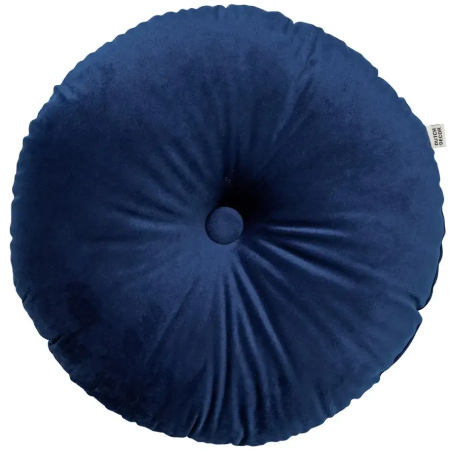 Sierkussens-Sierkussen.nl Sierkussen Olly - Insignia Blue - Ø40 cm