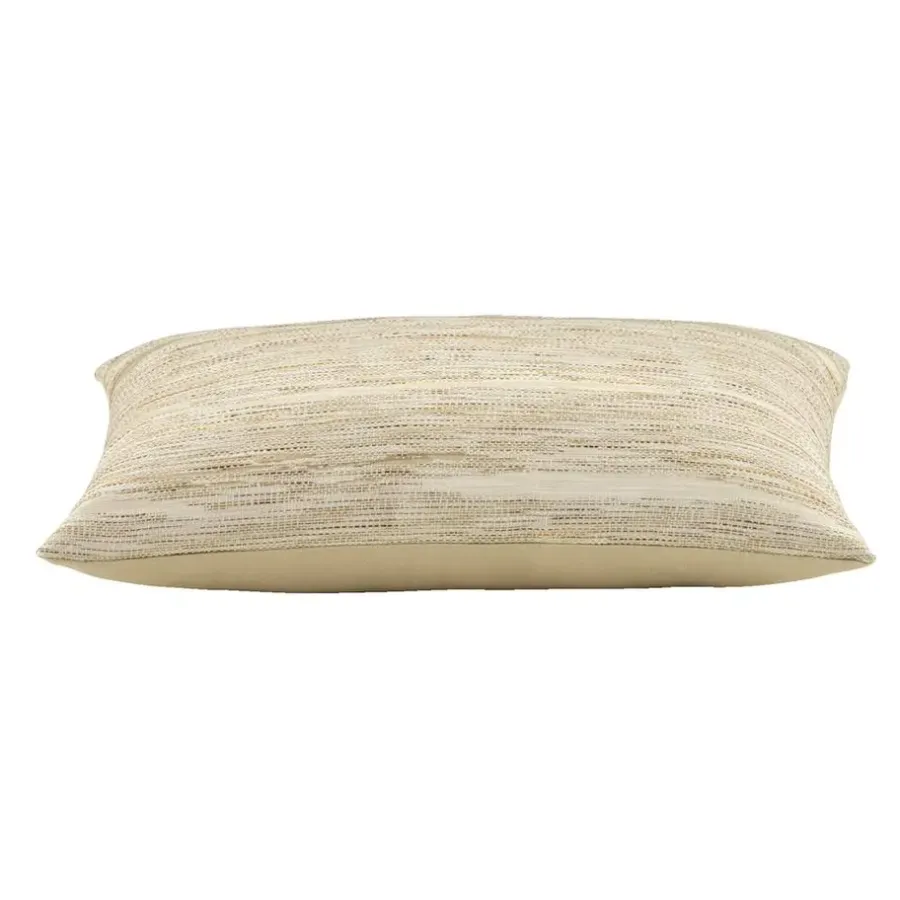 Leen Bakker Sierkussen Solane - naturel/goud - 30x50 cm