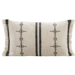 Sierkussens-Leen Bakker Sierkussen Xavi - off-white/zwart - 30x50 cm