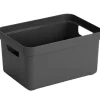Opbergboxen-Sunware Sigma home opbergbox 5L antraciet