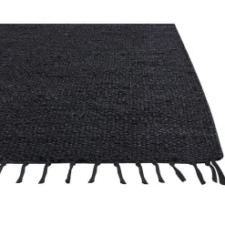 Tapijtlopers En Keukenlopers-Beliani SINANKOY - Loper tapijt - Zwart - 80 x 300 cm - Jute