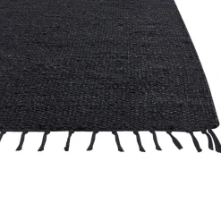 Tapijtlopers En Keukenlopers-Beliani SINANKOY - Loper tapijt - Zwart - 80 x 300 cm - Jute