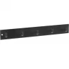 SIRO Kapstok - 5 ophang haken - metaal - mat zwart - 11 x 36 cm