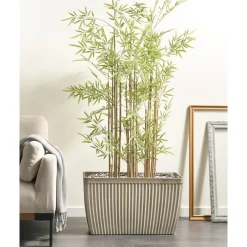 Bloempotten-Leen Bakker SISAL - Bloempot - Beige - 73 x 32 cm - Steenmengsel
