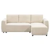 Slaapbanken|Slaapbanken-Leen Bakker Slaapbank Novara - ecru - 85x230x155 cm