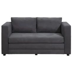 Leen Bakker Slaapbank Sirena - antraciet - 72x139x69 cm
