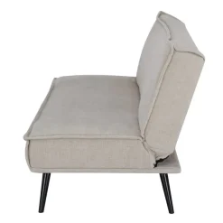 Giga Meubel Slaapbank 3-Zits - Beige Stof - Zithoogte 43cm - 181x83x81cm - Mali