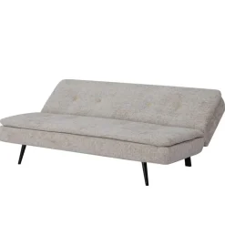 Giga Meubel Slaapbank 3-Zits - Beige Stof - Zithoogte 41cm - 179x87x80cm - Olive