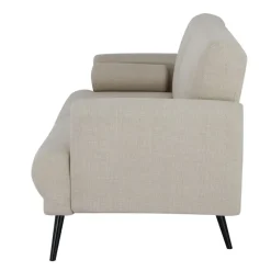 Giga Meubel Slaapbank 3-Zits - Beige Stof - Zithoogte 47cm - 209x91x85cm - Jason