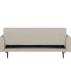 Giga Meubel Slaapbank 3-Zits - Beige Stof - Zithoogte 47cm - 209x91x85cm - Jason