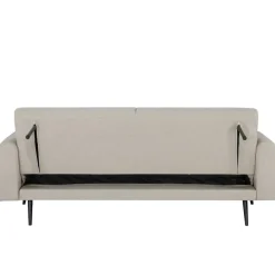 Giga Meubel Slaapbank 3-Zits - Beige Stof - Zithoogte 47cm - 209x91x85cm - Jason