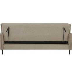 Slaapbanken|Slaapbanken-Giga Meubel Slaapbank 3-Zits - Taupe Stof - Zithoogte 47cm - 200x85x87cm - Torvi