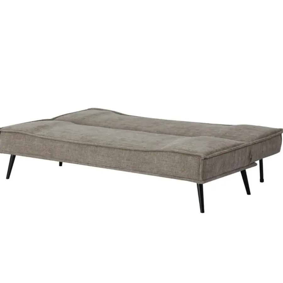Giga Meubel Slaapbank 3-Zits - Taupe Stof - Zithoogte 43cm - 181x83x81cm - Mali