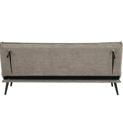 Giga Meubel Slaapbank 3-Zits - Taupe Stof - Zithoogte 43cm - 181x83x81cm - Mali