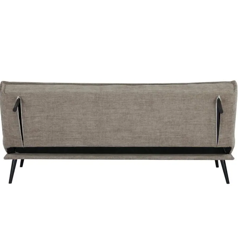Giga Meubel Slaapbank 3-Zits - Taupe Stof - Zithoogte 43cm - 181x83x81cm - Mali