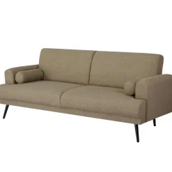 Slaapbanken|Slaapbanken-Giga Meubel Slaapbank 3-Zits - Taupe Stof - Zithoogte 47cm - 209x91x85cm - Jason