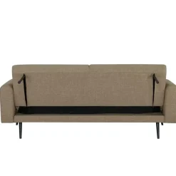 Slaapbanken|Slaapbanken-Giga Meubel Slaapbank 3-Zits - Taupe Stof - Zithoogte 47cm - 209x91x85cm - Jason