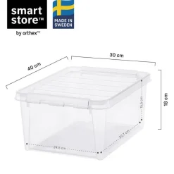 SmartStore Stevige Opbergbox 14L Set van 2 - 40x30x18cm