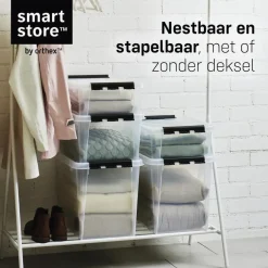 SmartStore Stevige Opbergbox 46L Set van 3 - 59x39x31cm