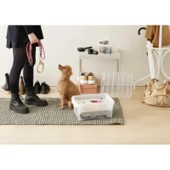 Opbergboxen-SmartStore Stevige Opbergbox 14L Set van 3 - 40x30x18cm