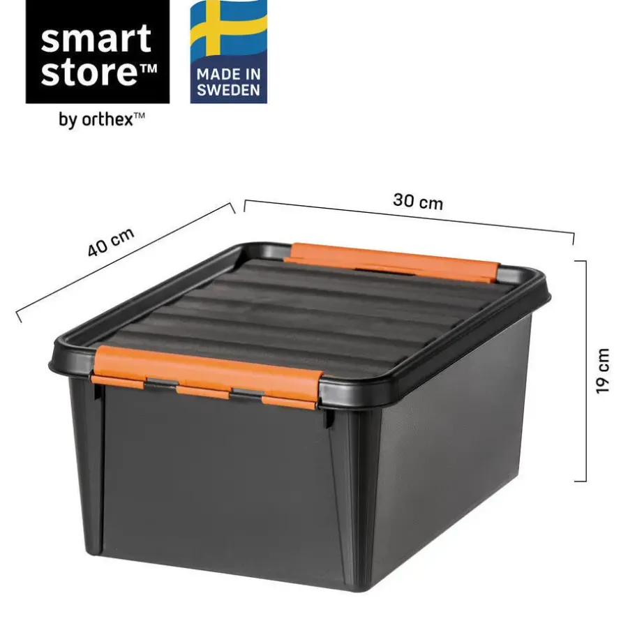 SmartStore Stevige Opbergbox 14L Set van 2 - 40x30x19cm