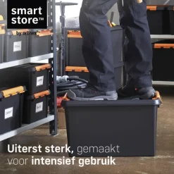 Opbergboxen-SmartStore Stevige Opbergbox 49L Set van 2 - 59x39x34cm