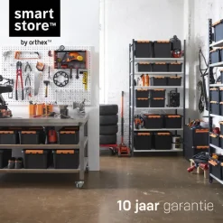 Opbergboxen-SmartStore Stevige Opbergbox 49L Set van 3 - 59x39x34cm