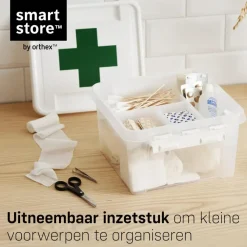 SmartStore Stevige Opbergbox 7L Set van 2 - 28x28x17cm