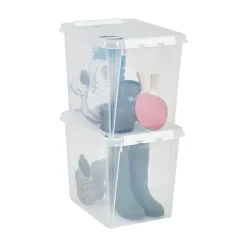 Opbergboxen-SmartStore Stevige Opbergbox 52L Set van 2 - 50x39x41cm