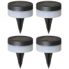 Prikspots-Luxform Solar Grondspots - Avignon - 4 stuks - LED - Zwart