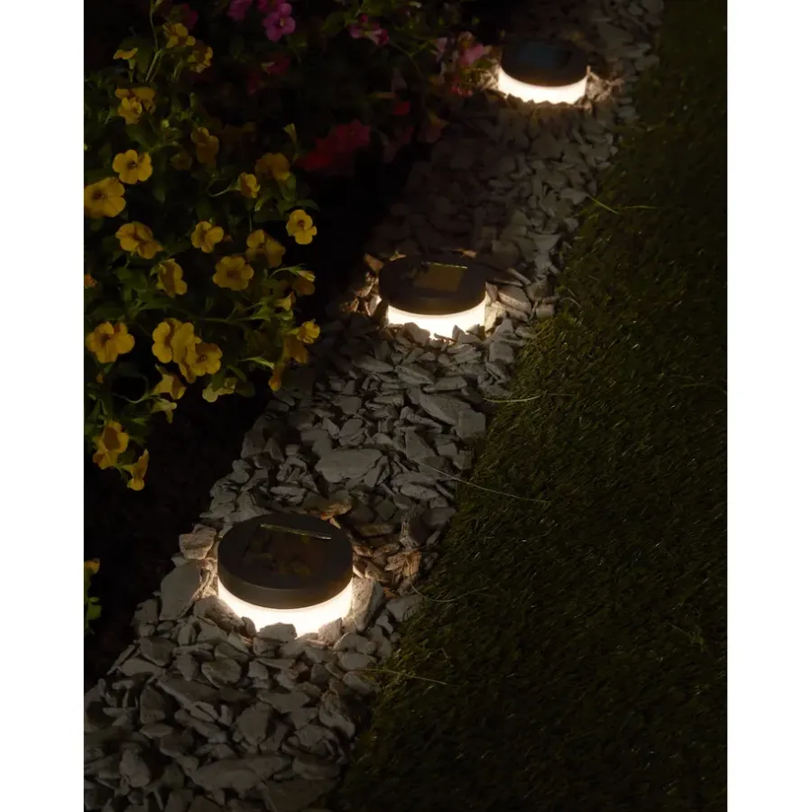 Prikspots-Luxform Solar Grondspots - Avignon - 4 stuks - LED - Zwart