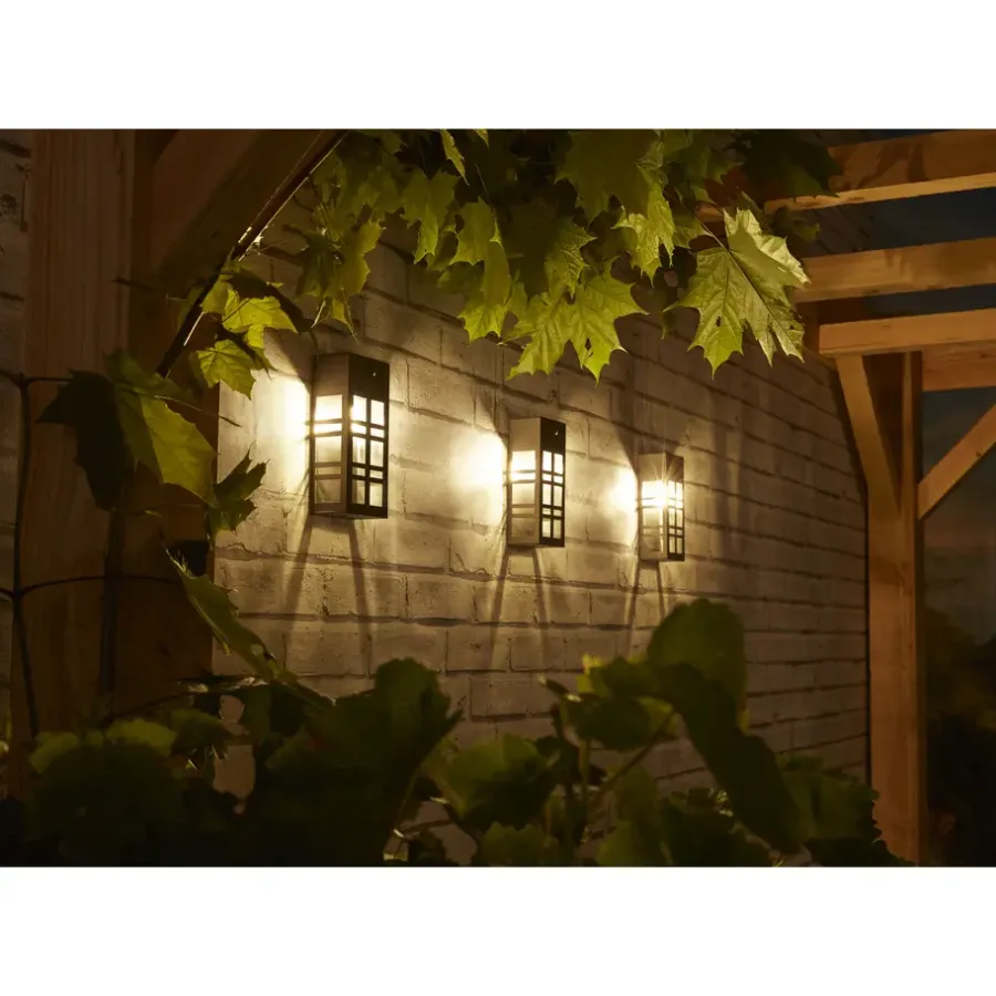 Wandlampen-Luxform Solar Intelligent Hybride Wandlamp - Oregon