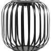 Leen Bakker Solar lantaarn Sem - antraciet - 20,5xØ20 cm
