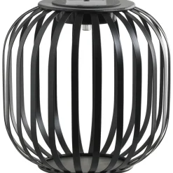Leen Bakker Solar lantaarn Sem - antraciet - 17xØ17,5 cm