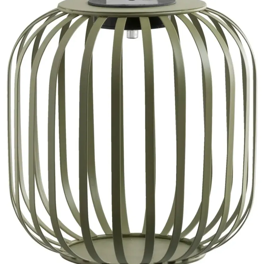 Leen Bakker Solar lantaarn Sem - groen - 20,5xØ20 cm