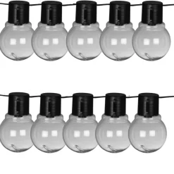 Luxform Solar Lichtsnoer Menorca Feestverlichting 10x LED