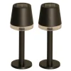 Luxform Solar Tafellamp - Cala d'Or - LED - 2 stuks