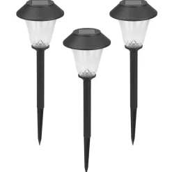 Buitenverlichting|Solar Tuinverlichting-Luxform Solar Tuinlamp - St. Tropez - 3 stuks - 5 Lumen