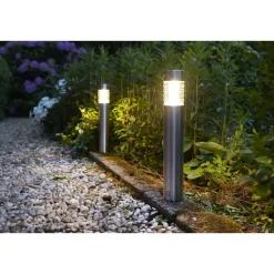 Solar Tuinverlichting-Luxform Solar Tuinlamp - Tacoma - 3 stuks - 5 Lumen - LED