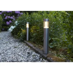 Solar Tuinverlichting-Luxform Solar Tuinlamp - Tacoma - 3 stuks - 5 Lumen - LED